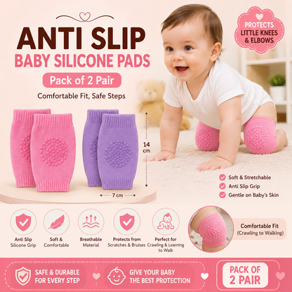 Anti slip baby silicone pads pack of 2 pair