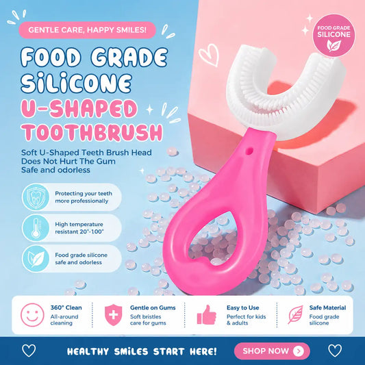 Kids U-Shaped Manual Toothbrush