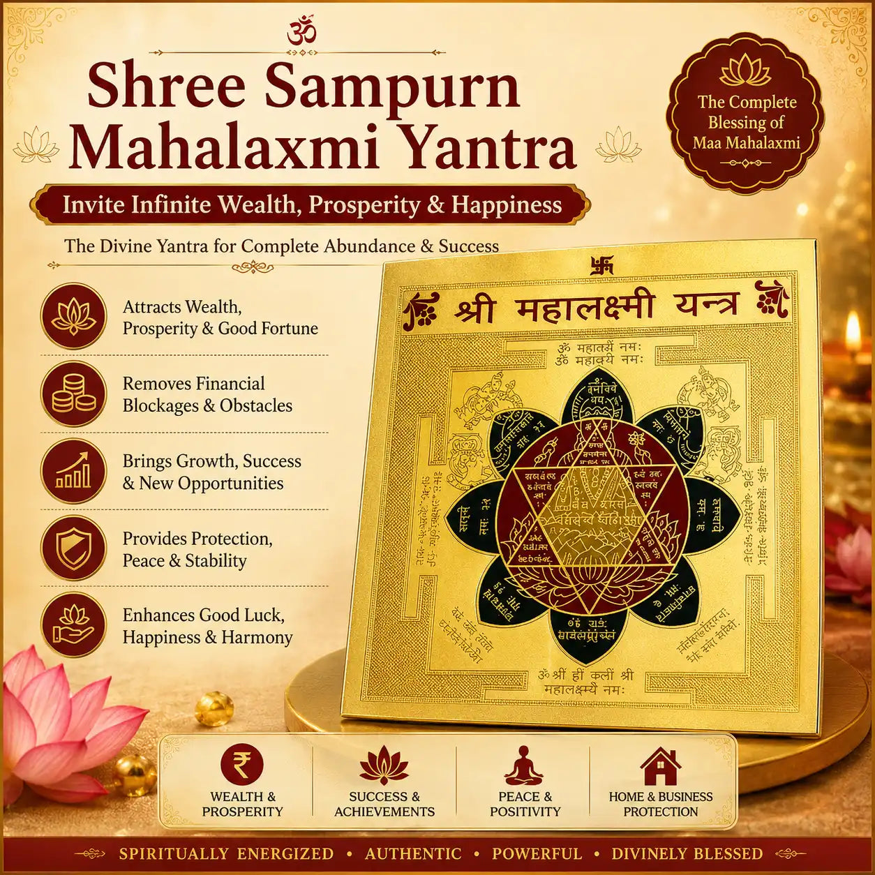 Shree Sampurn Mahalaxmi Yantra