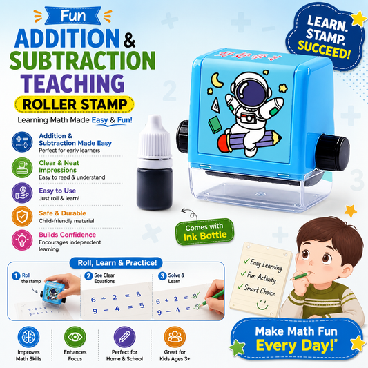 Addition and Subtraction Teaching Roller Stamp